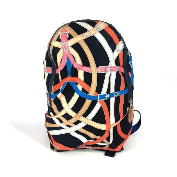 HERMES AirSilk Cavalcadur Backpack backpack bag Backpack silk Multicolore